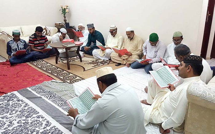  People in Pakistan recite the Quran on the first day of Muharram, the Muslim calendar. (Minhaj-ul-Quran International) 